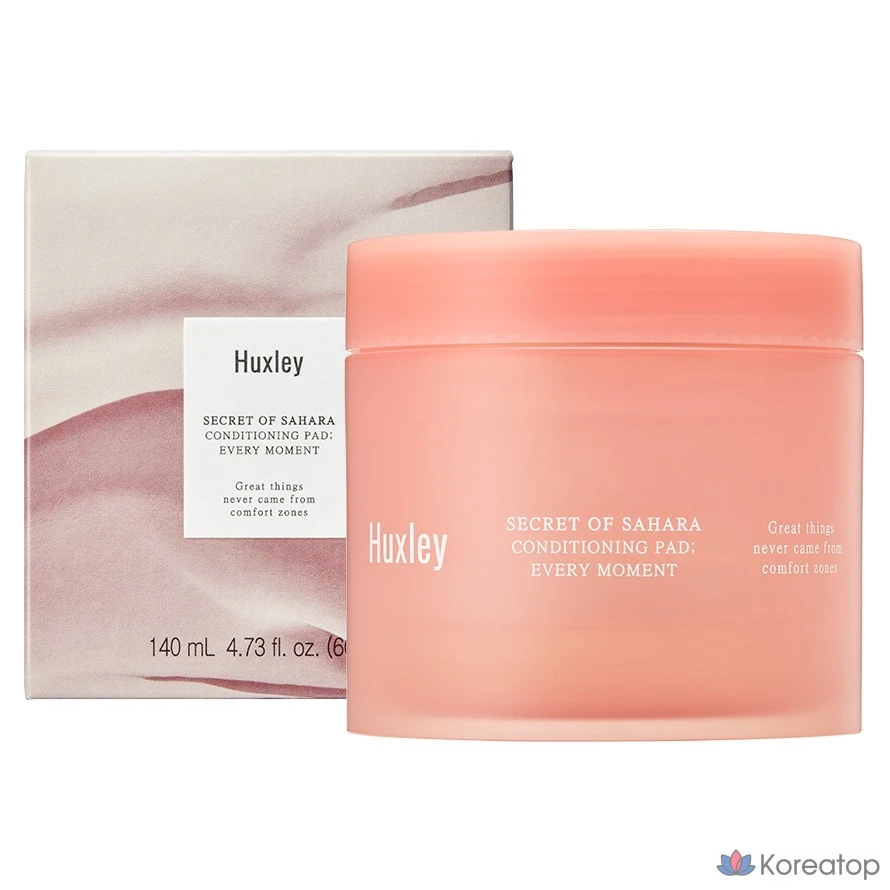 Кондиционирующие подушечки для волос Huxley Every Moment, 140 мл, 60 листов, 1 упаковка.