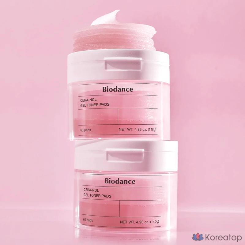 Гелевые тонизирующие подушечки с коллагеном Biodense, 1 шт., 60 листов