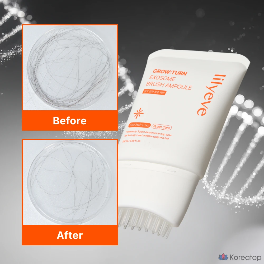 Ампульная сыворотка Lilyeve Growton Exosome Brush Scalp Hair Loss Ampoule, 100 мл, 1 шт.