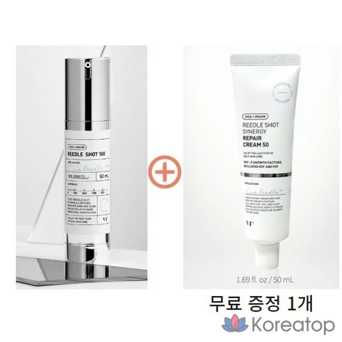 [Дерматология] VT Cosmetics Riddleshot 100 Genuine Repair Cream 50% бесплатно, 1 шт., 50 мл
