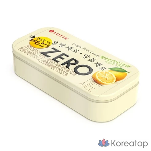 Конфеты Lotte Zero со вкусом лимона и мяты
