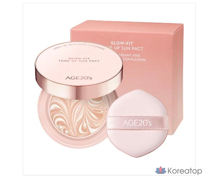 Солнцезащитный крем Glow Fit Tone-Up Sun Pact, 1 шт.