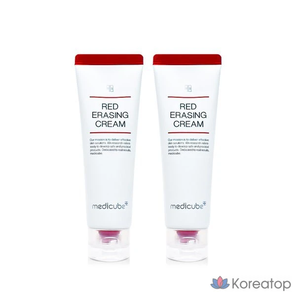 Крем Medicube Red Erasing Cream, 50 мл, 1, Успокаивающий, Охлаждающий, Уход за проблемными участками кожи, Эластичность, Увлажняющий, Питательный