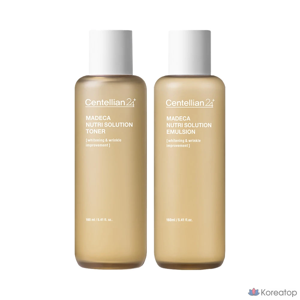 Dongkook Pharmaceutical Centellian24 Madeca Nutri Solution Toner + Emulsion, 1 set
