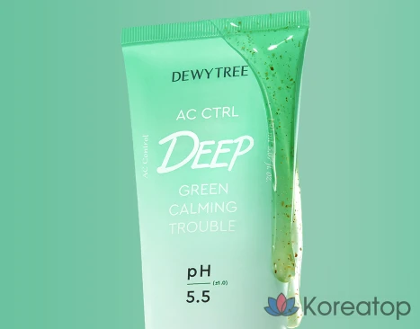 Пенка для умывания Dewtree AC Control Deep Green Calming Trouble Foam Cleanser, 150 мл, 1 шт.