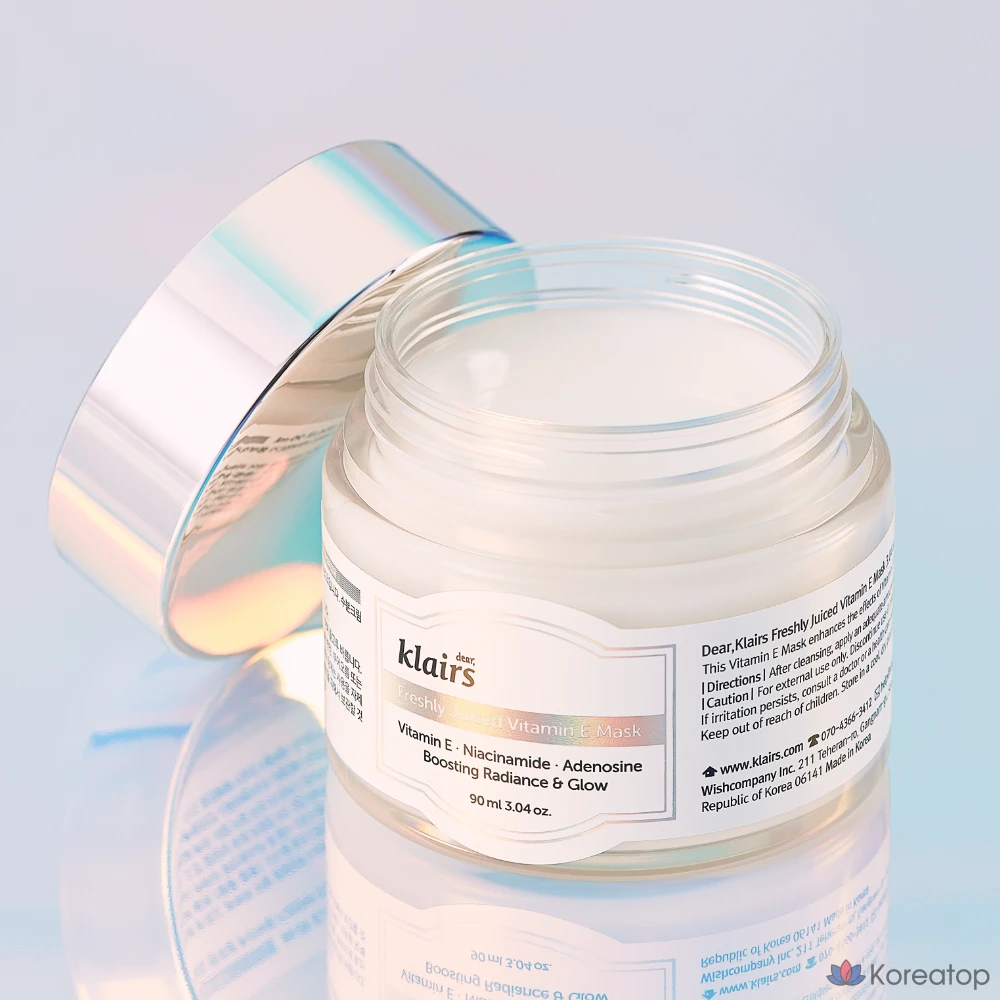 Тканевая маска для лица Dear, Klairs Freshly Juiced Vitamin E Mask, 90 мл, 6 шт., фото 2