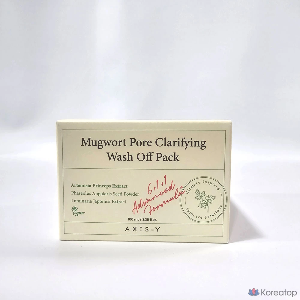 Очищающая маска Wash-off Axis-Y Mugwort Pore Clarifying Wash Off Pack, 1 шт.