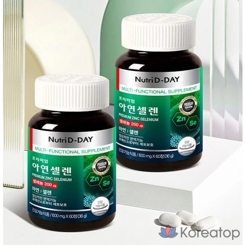 Премиум цинк и селен Nutriday, 60 таблеток