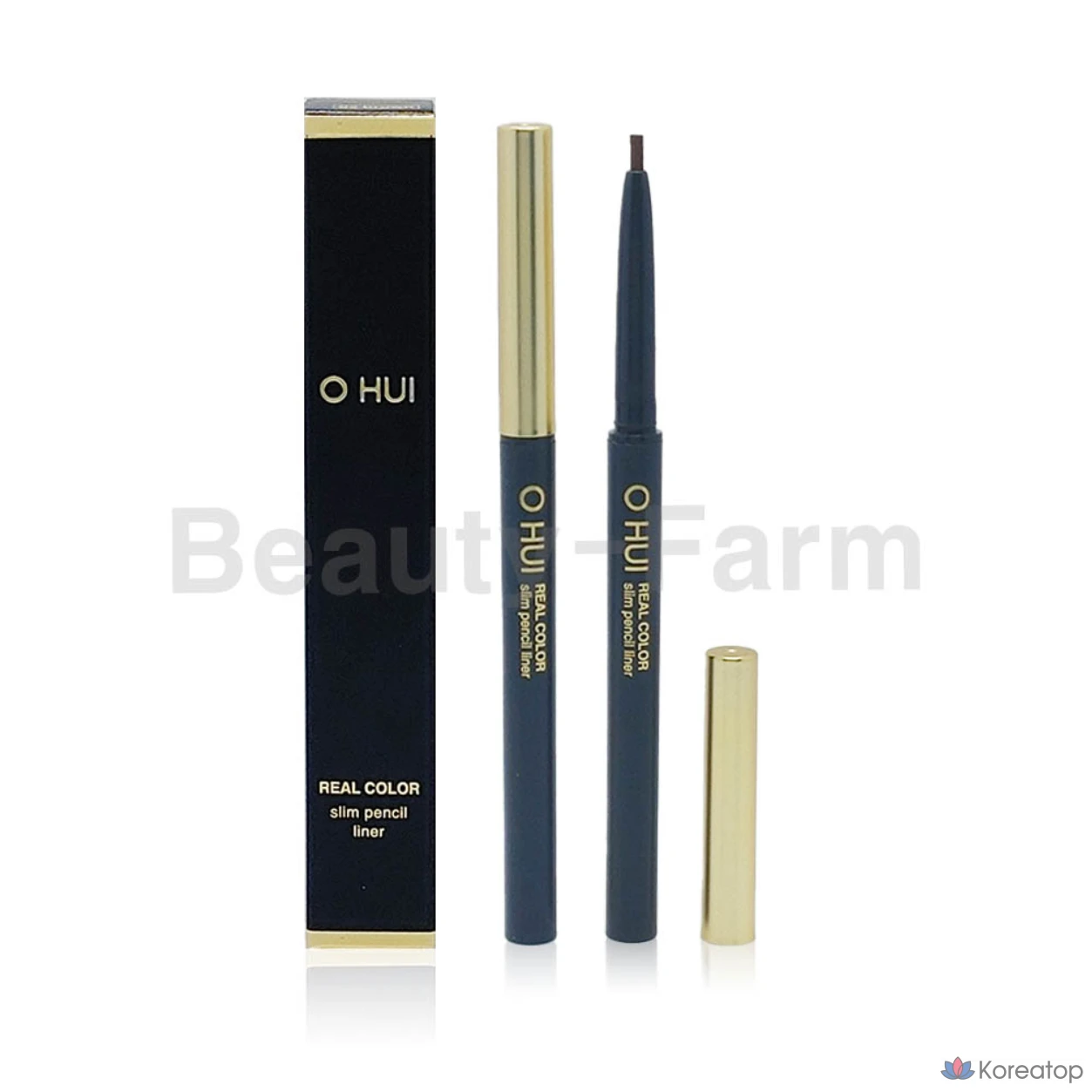 Карандаш для глаз Ohui Real Color Slim Pencil Liner, черный/коричневый, 1 шт.
