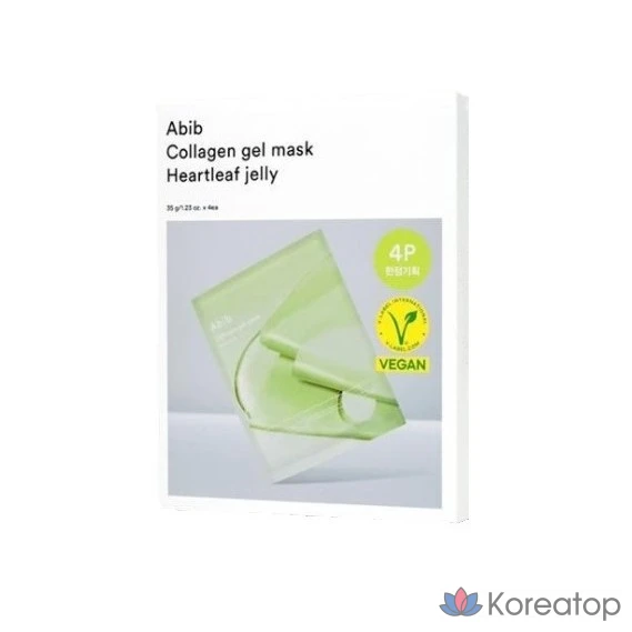 Тканевая маска для лица Abib Collagen Gel Mask Heartleaf Jelly, 32 шт.