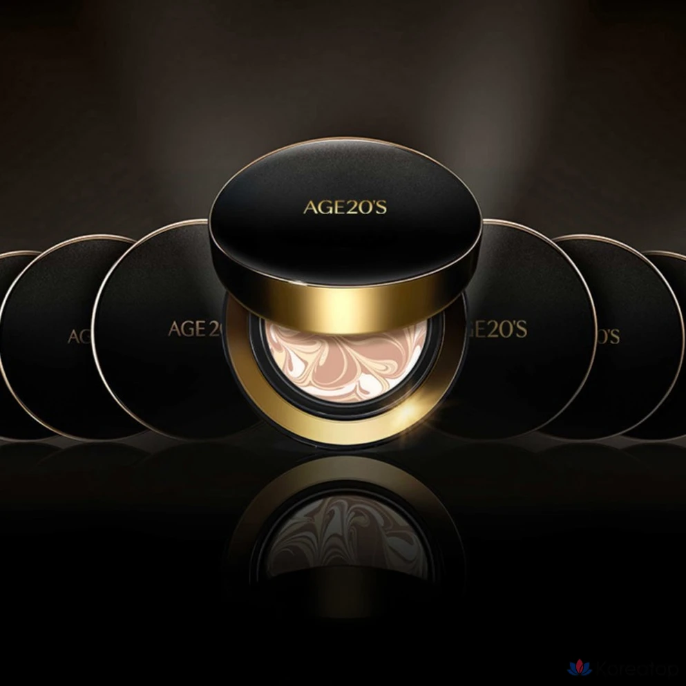 Пилинг AGE 20S Signature Essence Cover Pact Intense Case + Refill, оттенок 23, 14 г, 2 шт.
