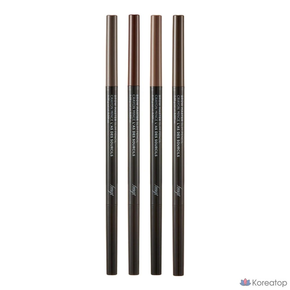 Карандаш для бровей The Face Shop Brow Master Slim Pencil, оттенок Brown, 0.05 г, 1 шт.