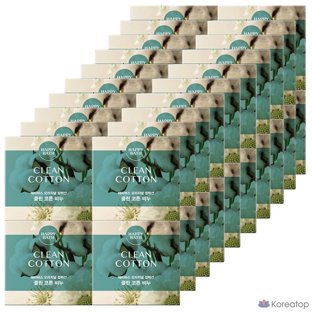 Мыло Happy Bath Original Collection с ароматом хлопка, 90 г, 1 упаковка.