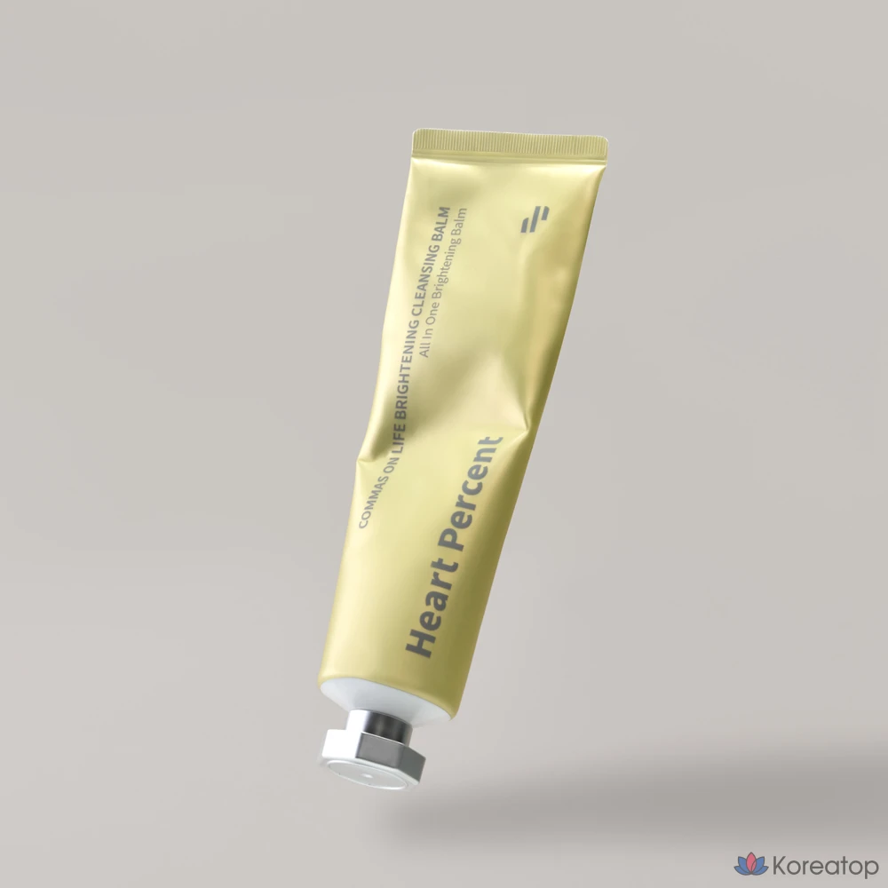 Осветляющий очищающий бальзам Heart percent Commas On Life, 80 мл, 1 шт.