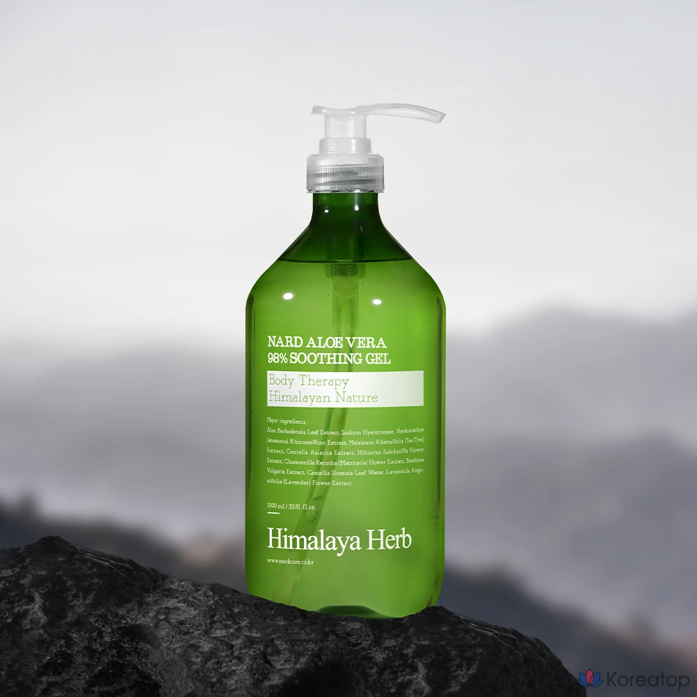 NARD Aloe Vera 98% успокаивающий гель, 1 л, 1 шт.