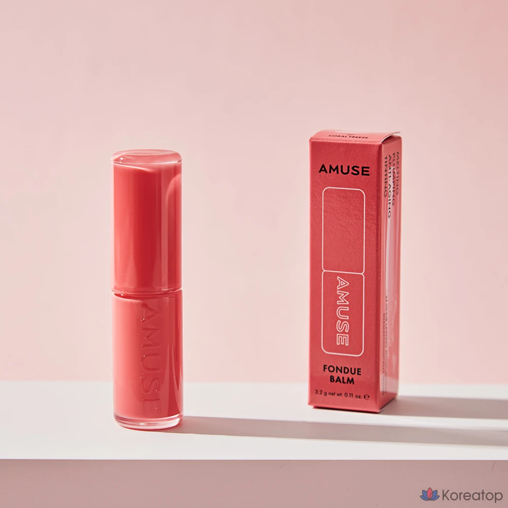 Бальзам для губ AMUSE Fondue Lip Balm, оттенок 07 Coral Freeze, 3.2 г, 1 шт., фото 2