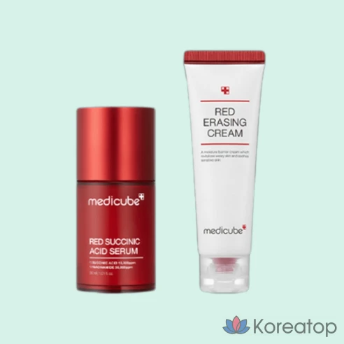 Набор обновляющих сывороток-смягчителей Medicube Red Trace Serum Erasing Cream 2.0
