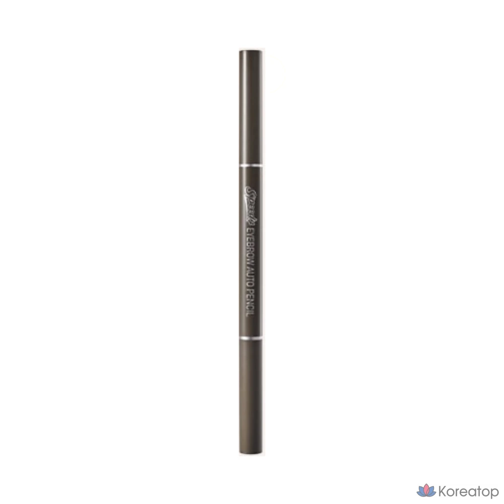 Автокарандаш для бровей Peripera Speedy Auto Brow Pencil, оттенок Grave Brown, 1 шт.