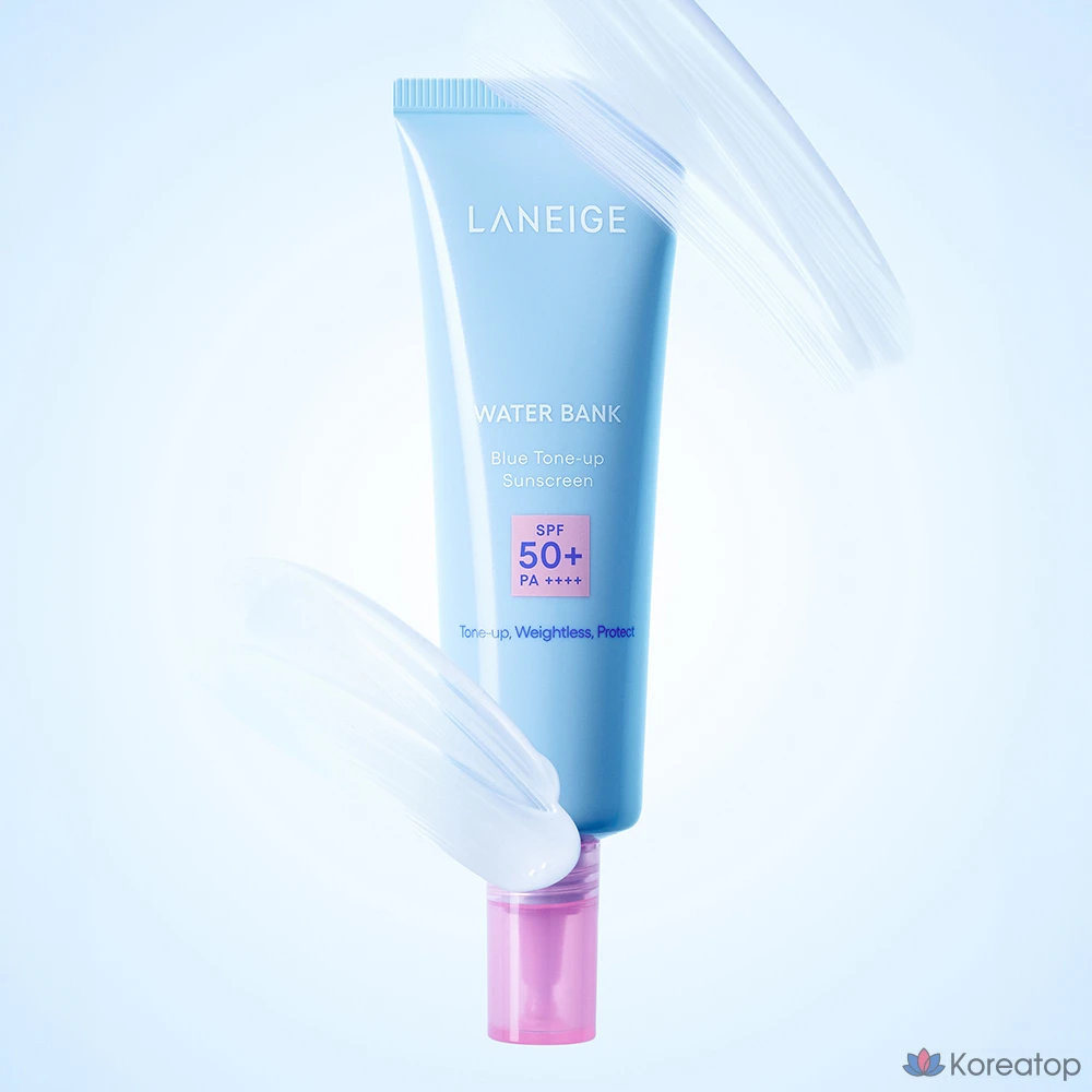 Солнцезащитный крем LANEIGE Water Bank Blue Tone Up Sun Cream SPF 50+ PA ++++, 50 мл, 1 шт.