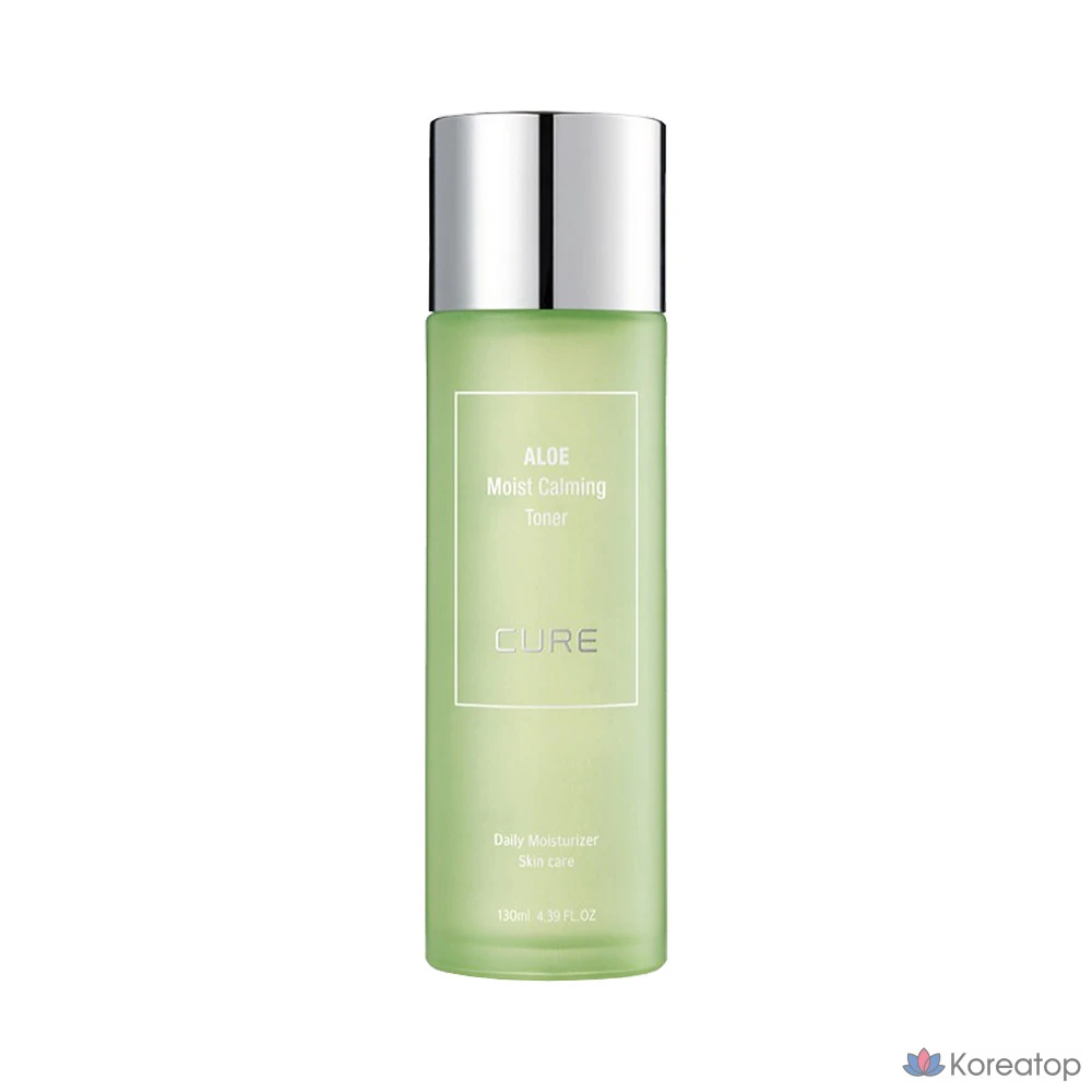 Успокаивающий тоник с алоэ вера KIM JEONG MOON Aloe Cure 130 мл + Эмульсия 130 мл, 1 флакон, фото 2