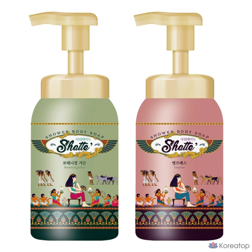 Мыло для душа Mukunghwa, пена для душа, 600 мл, 2 вида (Ботанический сад + Императрица), 1 шт.