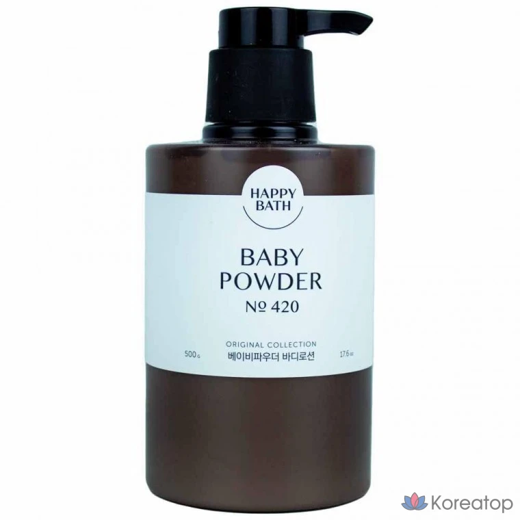 Лосьон для тела с детской присыпкой, 500 г, Happy Bath, 1 шт.