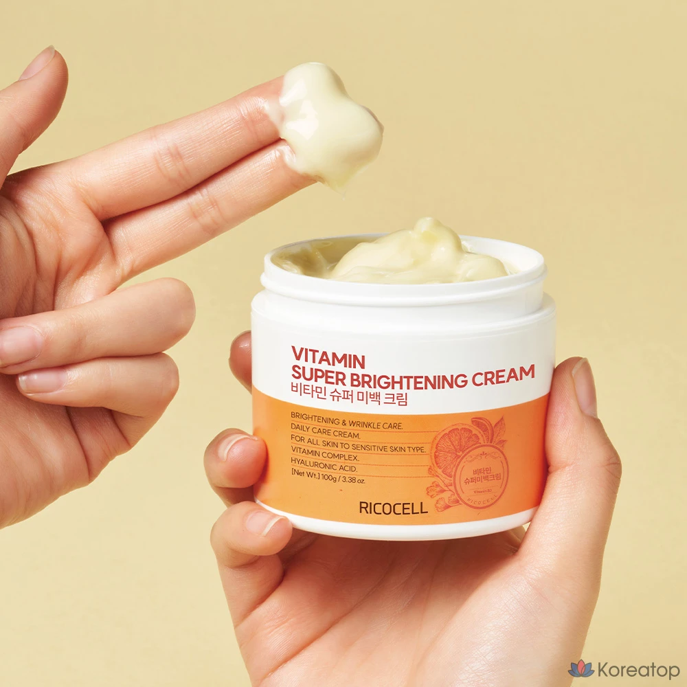 Крем для лица Ricocell Vitamin 10 Super Whitening Moisture Cream, 100 мл, 1 шт.