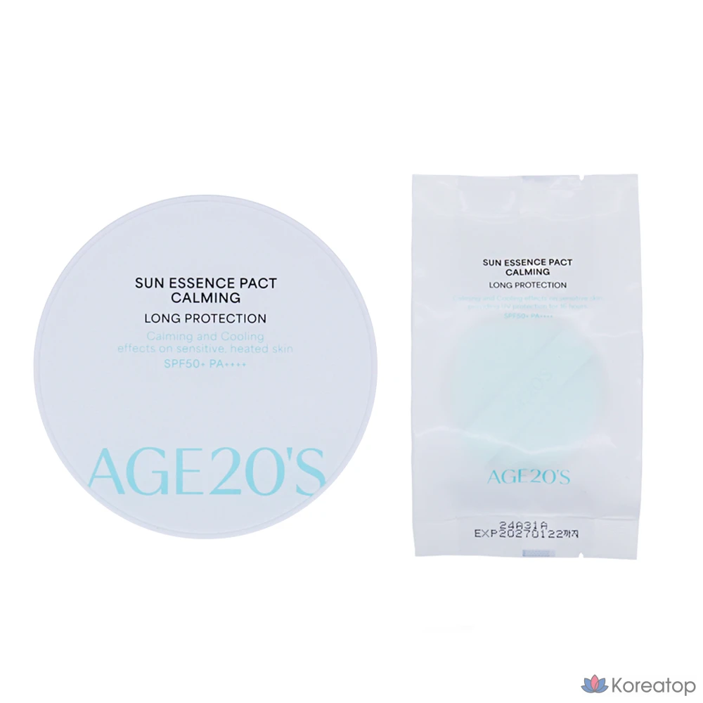 Солнцезащитный крем, футляр + сменный блок 12,5 г, 2 шт., SPF50+ PA++++, набор, 1 шт.