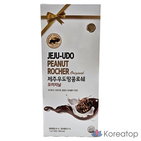 Оригинальные арахисовые конфеты Jeju Udo Roche, 70 г
