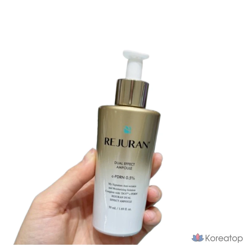 Ампула REJURAN Healer Turnover с двойным эффектом для повышения эластичности и разглаживания морщин, дерматологическое средство, 50 мл, 1 шт.