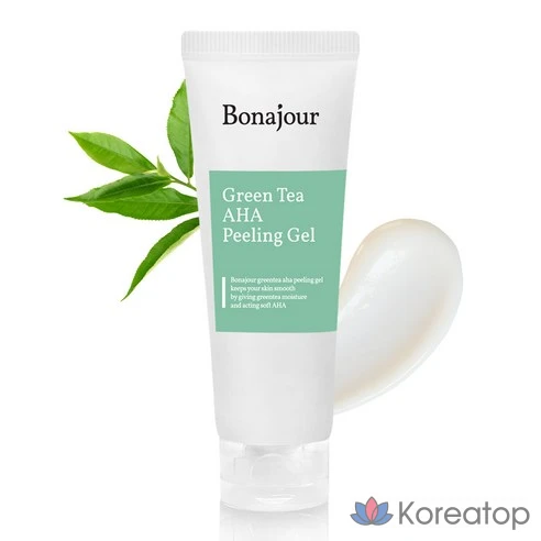 Пилинг-гель с зеленым чаем Bonajour Green Tea AHA