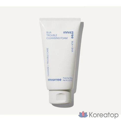 Пенка для умывания для чувствительной проблемной кожи Innisfree New Visa Baja Trouble, 150 г