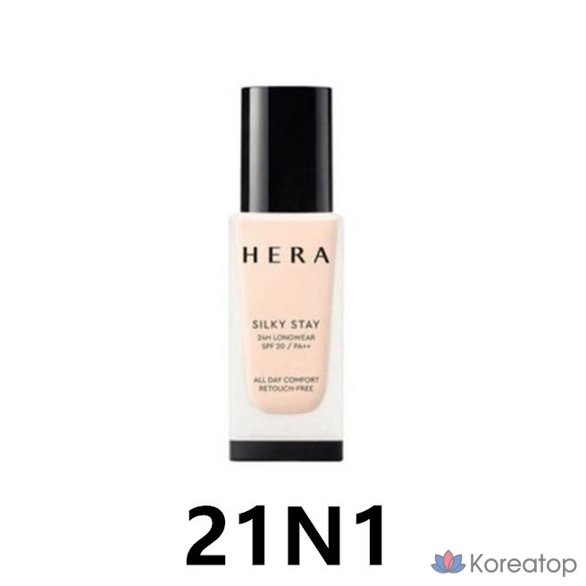 Тональный крем Hera Silky Stay 24H Longwear Foundation, 30 г, 1 шт.