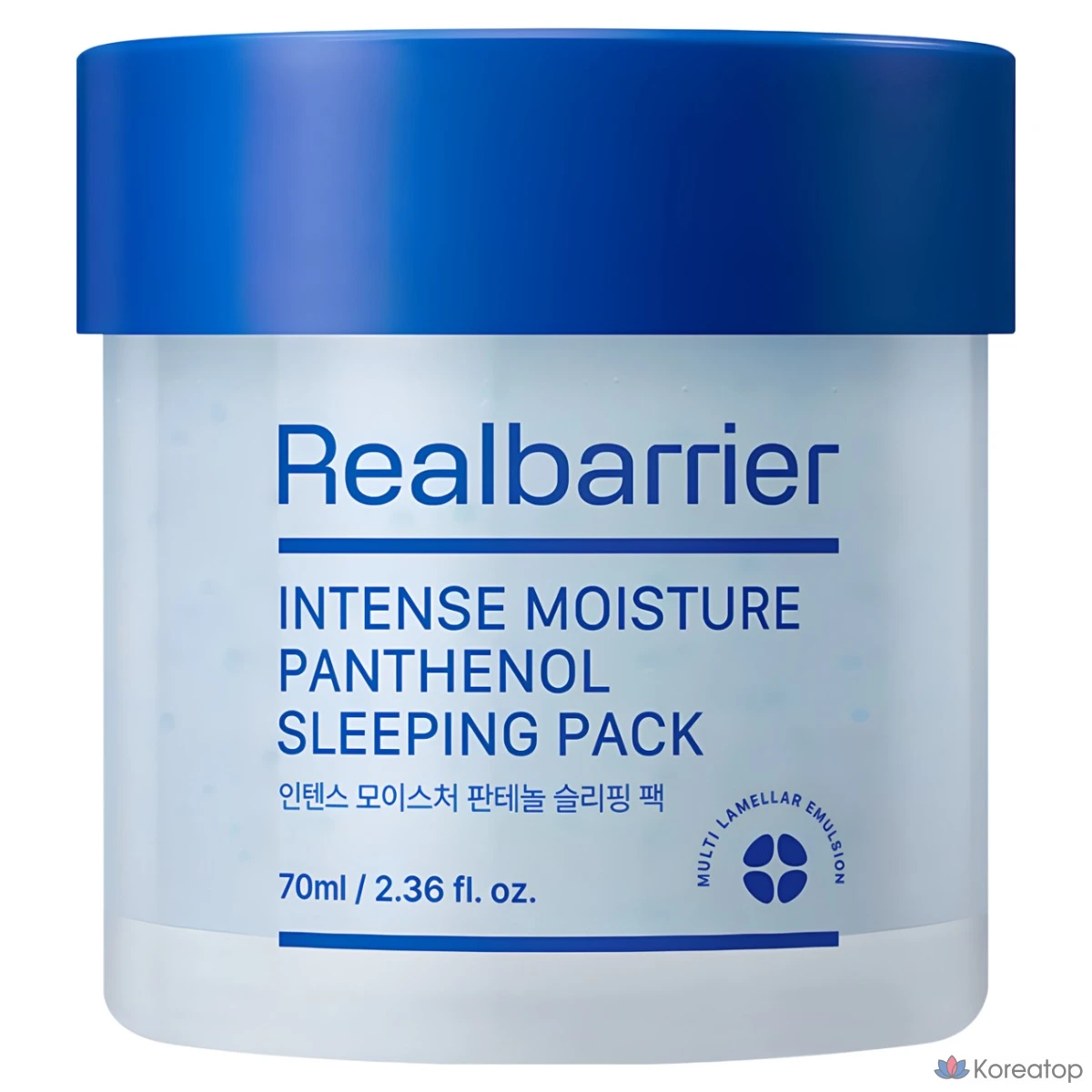 Увлажняющая ночная маска Real Barrier Intense Moisture Panthenol, 70 мл, 1 шт.
