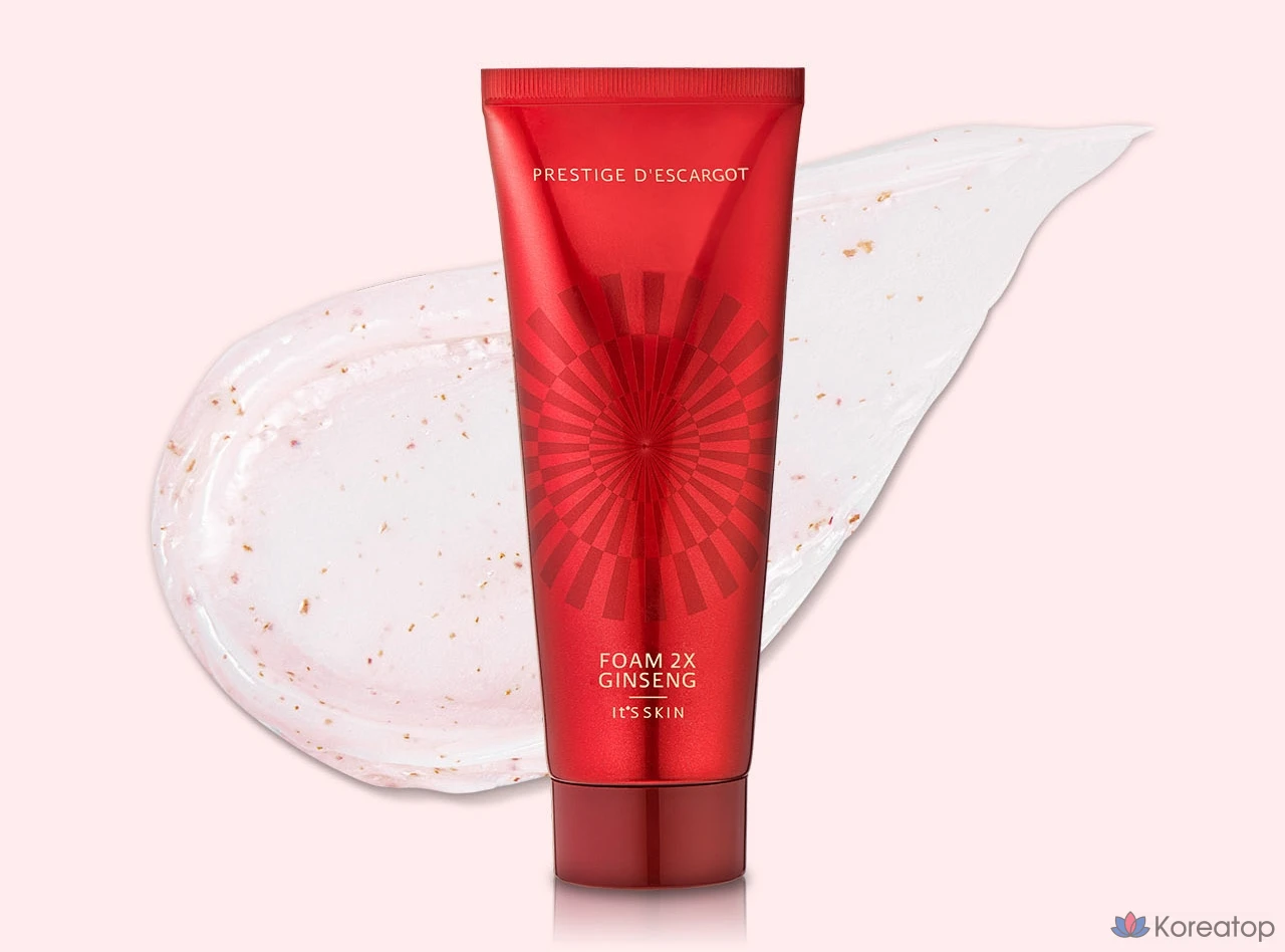 Очищающая пенка It's Skin Prestige 2X Ginseng D'escargot, 150 мл, 1 шт.