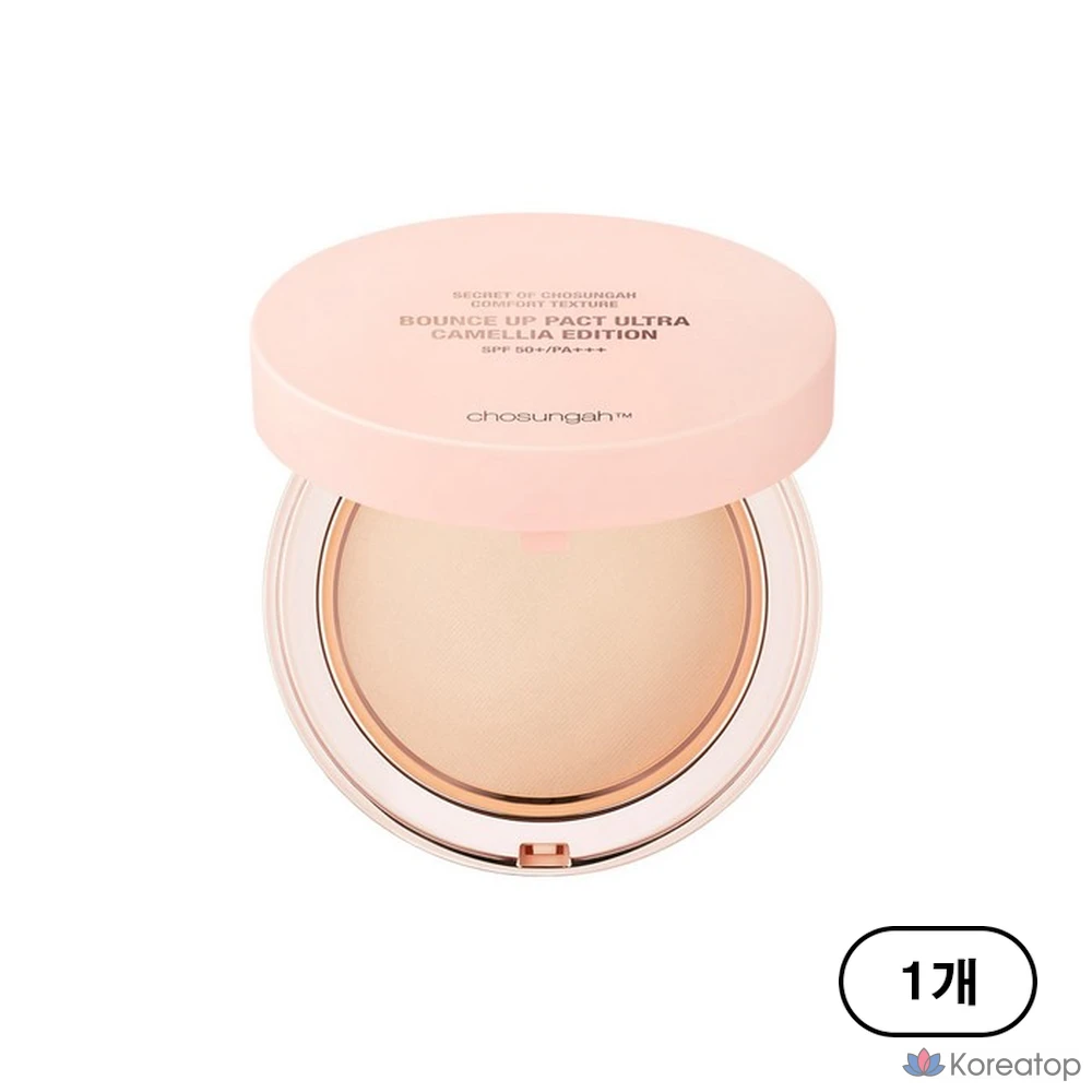 Jo Sung-ah™ Bounce Up Pact Ultra Camellia Edition, 11 г, № 01 Светло-бежевый, 1 шт.