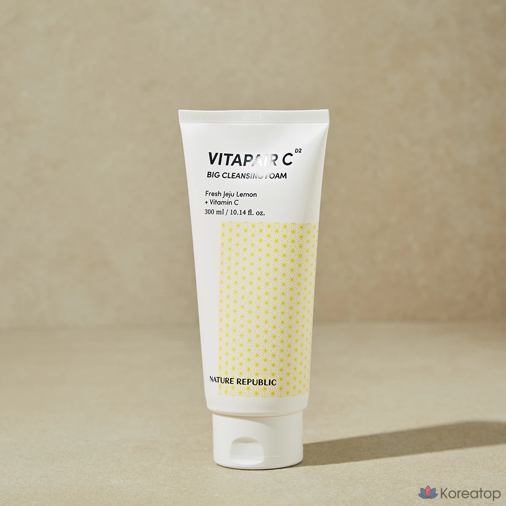 Очищающая пенка Nature Republic Vita Pair C Big Cleansing Foam, 300 мл, 1 шт.