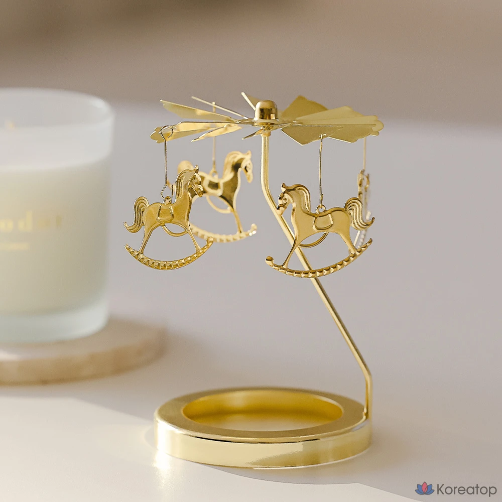 Подсвечник Cocodor Carousel Candle Holder, золотой