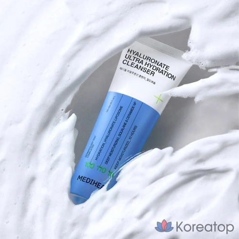 Увлажняющая очищающая пенка Mediheal с гиалуроновой кислотой