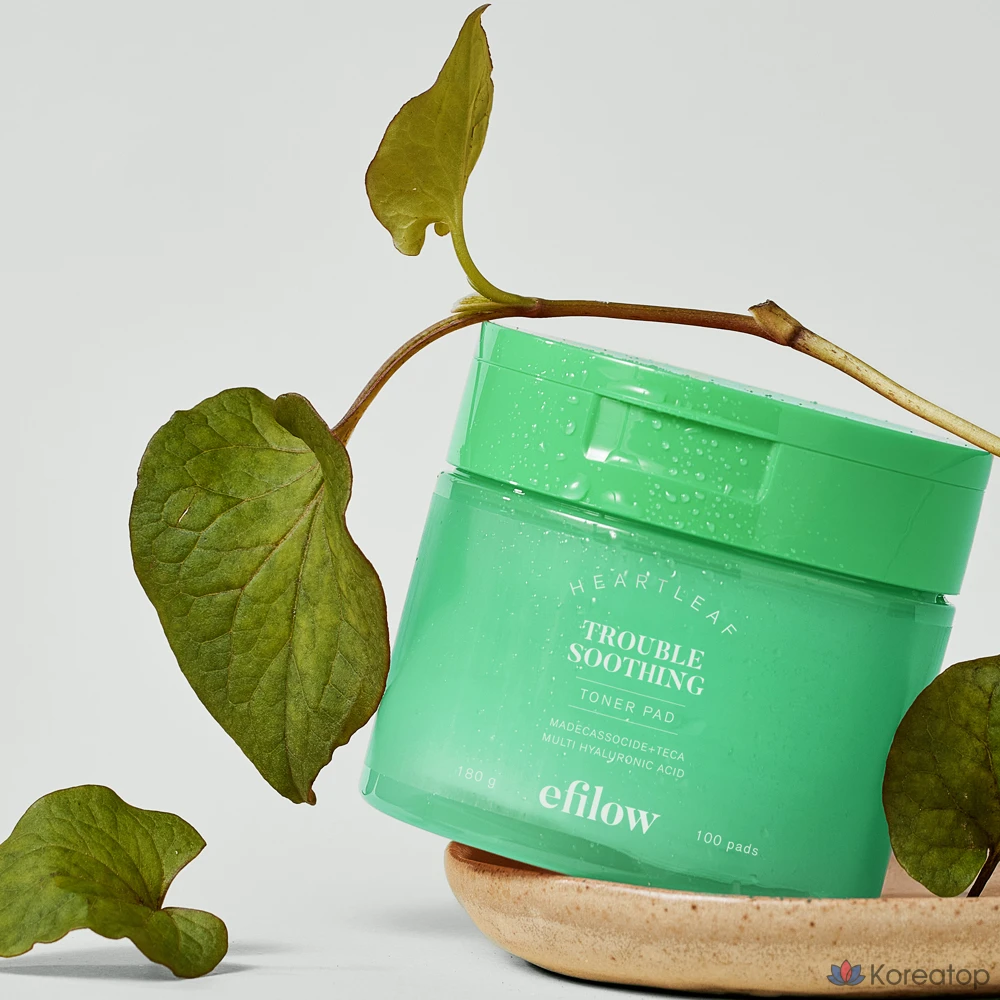 Тонизирующие подушечки Efilow Madecassoside Trouble, 180 г, 100 листов, 1 упаковка