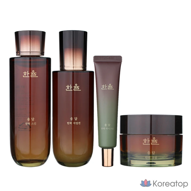 Набор HANYUL Songdam Elasticity Basic из 4 предметов: крем для лица, эмульсия, крем, крем для глаз, 1 шт.