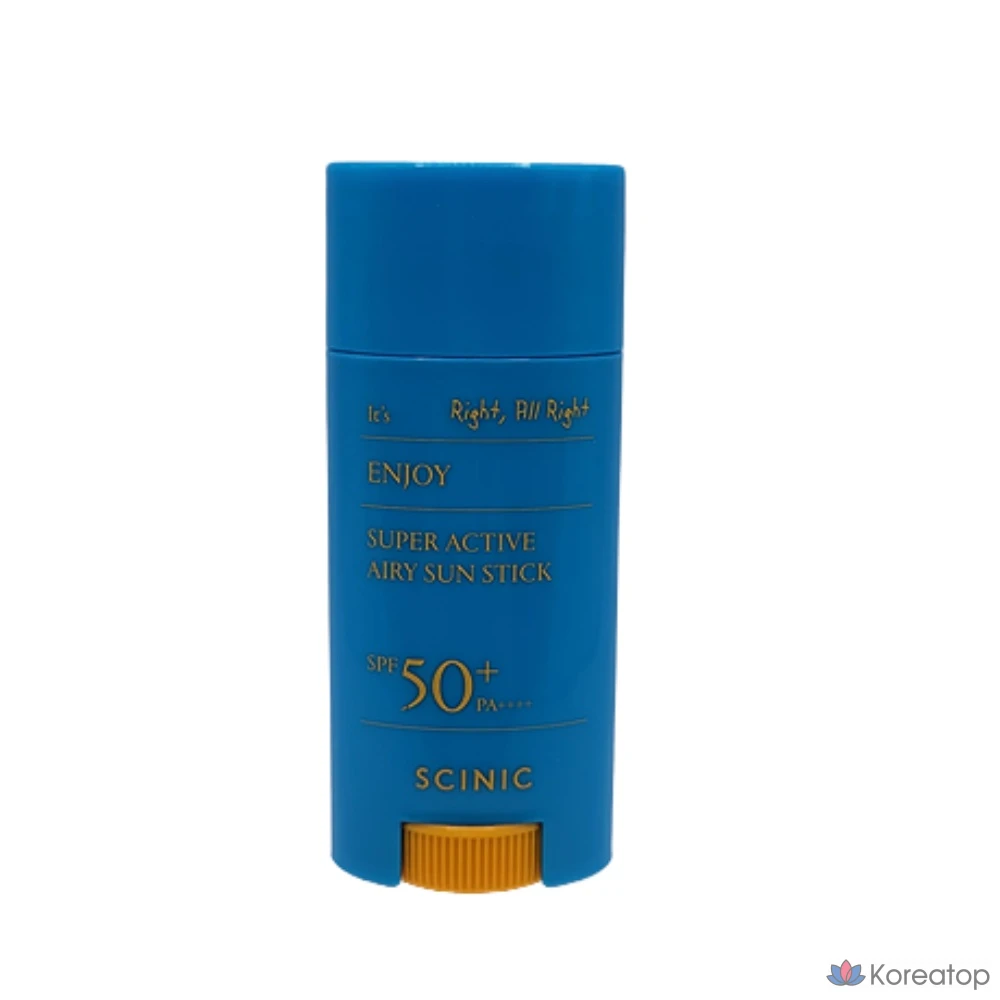 Солнцезащитный стик Scinic Enjoy Super Airy Sun Stick SPF50+ PA++++, 15 г, 1 шт.