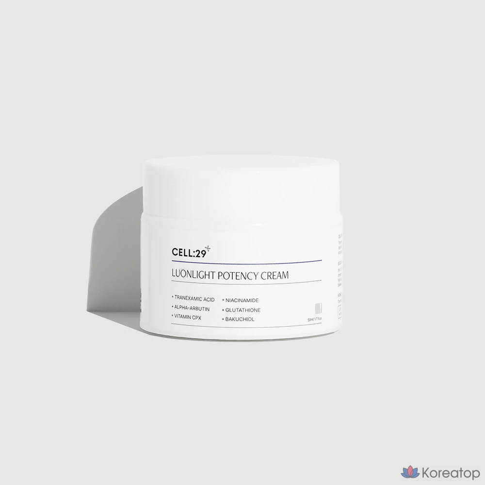 Отбеливающий крем Cell29 Luon Light Potency Tranexamic Acid, 50 мл, 1 шт.