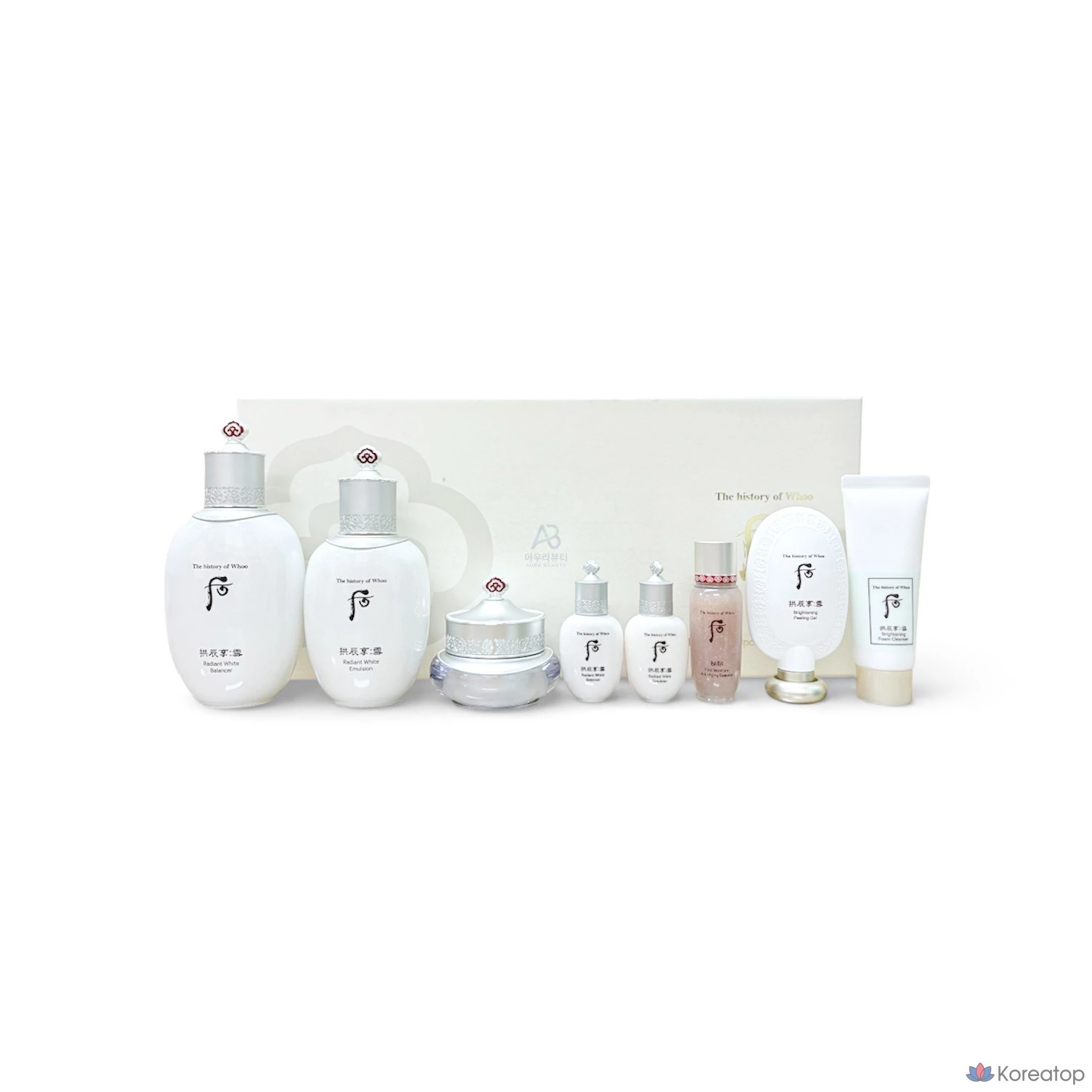 История отбеливающей косметики Whoo Gongjinhyang Seol: набор из 3 предметов, 1 комплект.