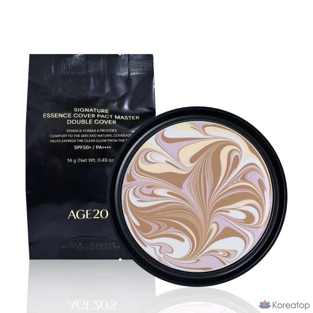 Сменный блок для эссенции Signature Essence Cover Pact Master Double Cover No. 21, 14 г (включая спонж), 1 шт.