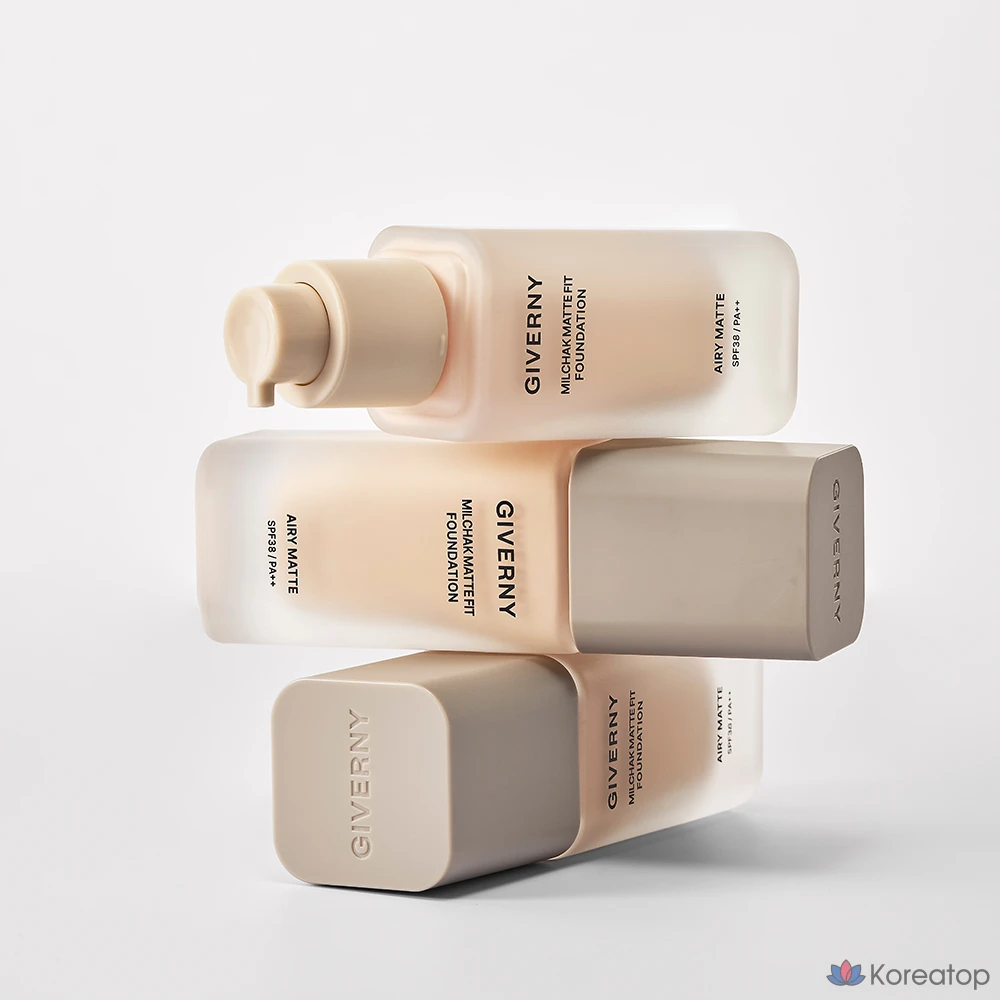 Тональный крем Giverny Milchak Matt Fit Foundation, оттенок 17 Porcelain, 30 мл, 1 шт., фото 2