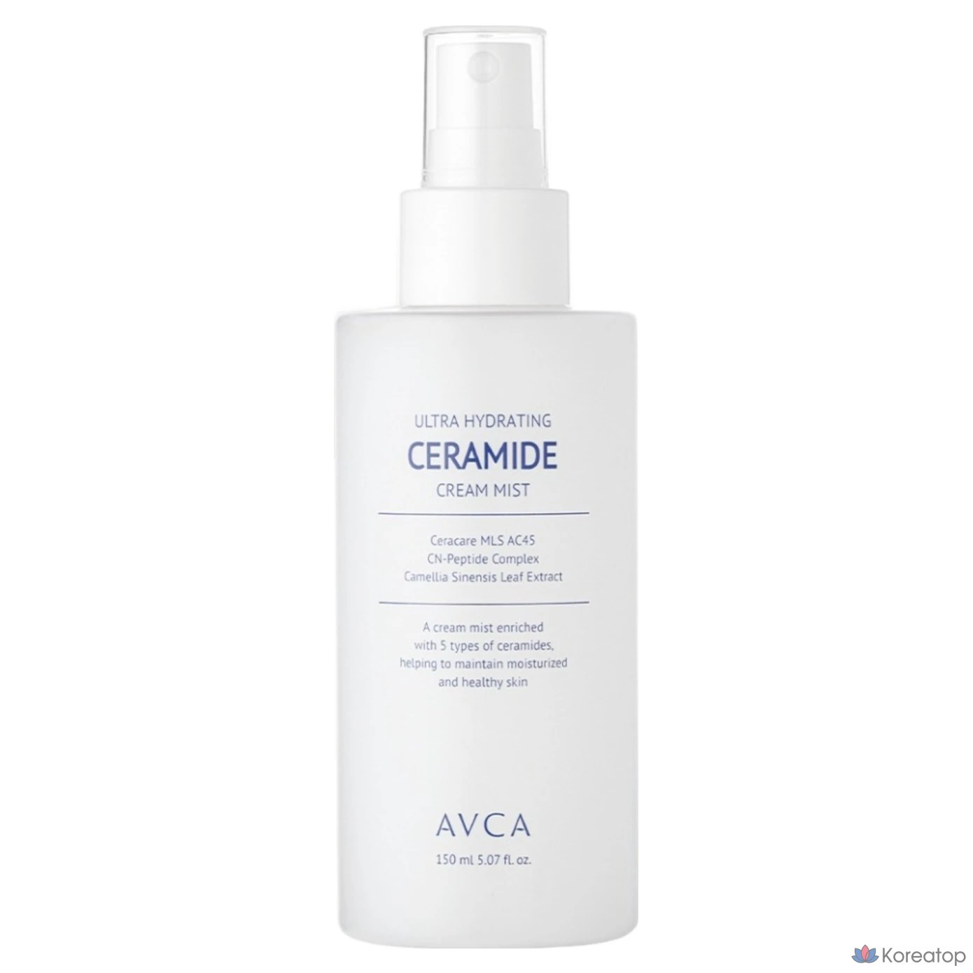 Увлажняющий крем-спрей AVCA Ultra Hydrating Ceramide Nourishing Moisture Cream Mist, 150 мл, 1 шт.