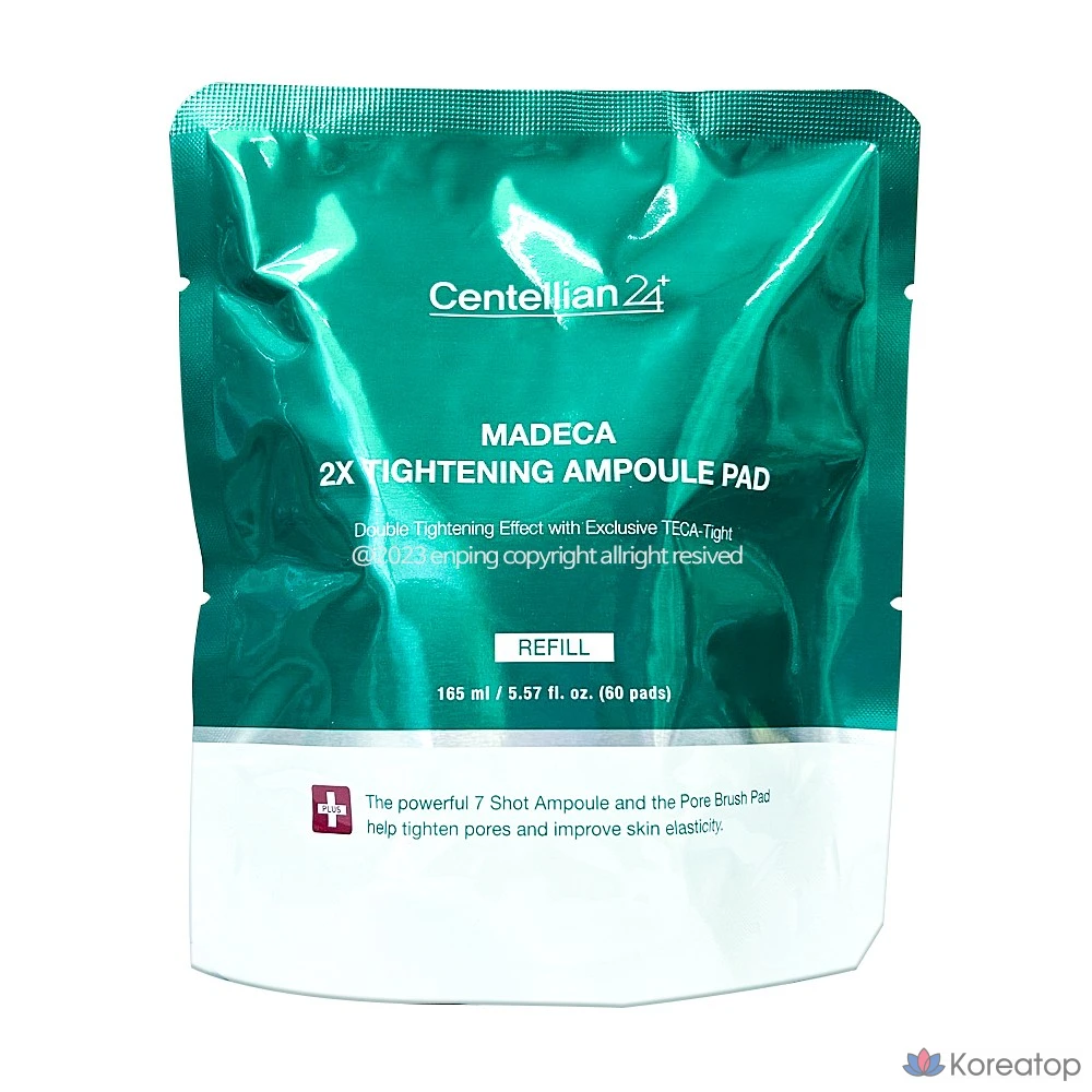 Сменные ампулы Dongkook Pharmaceutical Madeca для двойного стягивания, 60 листов, Centellian24, 1 упаковка, 1 шт.