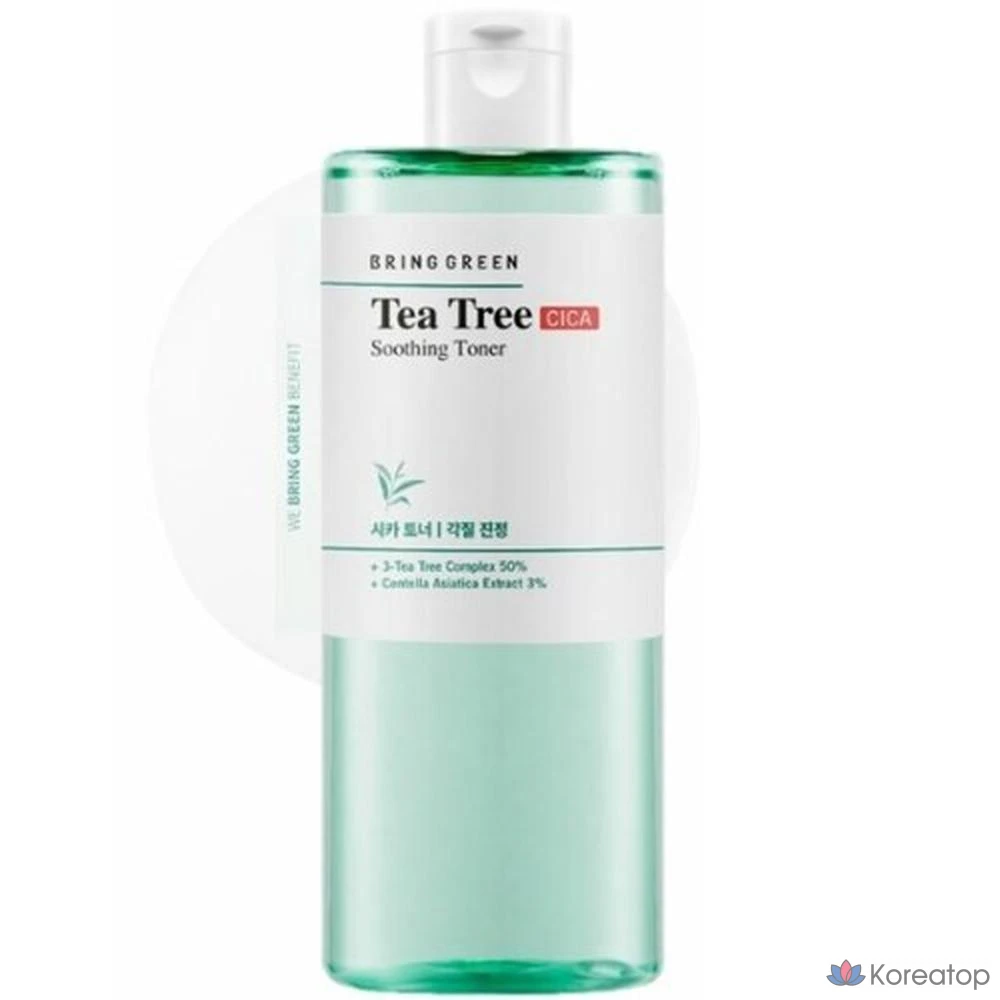 Успокаивающий тоник Bring Green Tea Tree Cica, 510 мл, 1 шт.