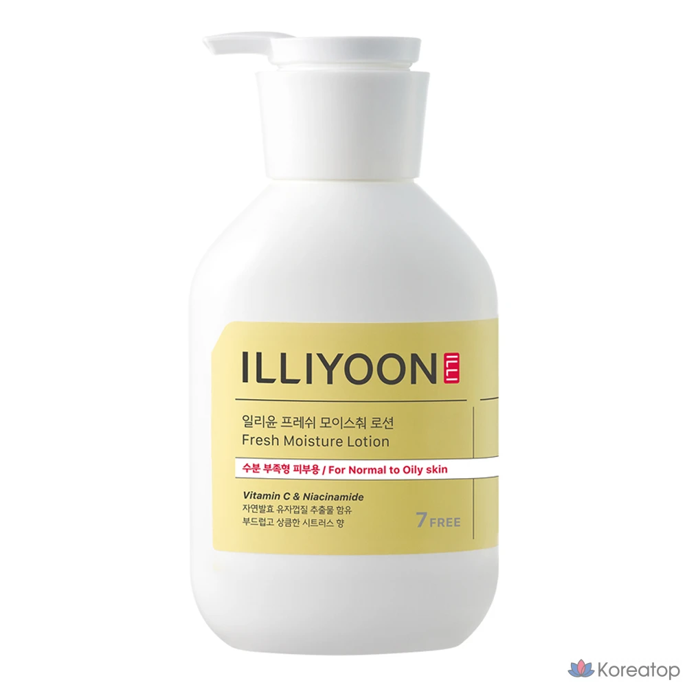 Увлажняющий лосьон Illiyoon Fresh с цитрусовым ароматом, 350 мл, 1 шт.